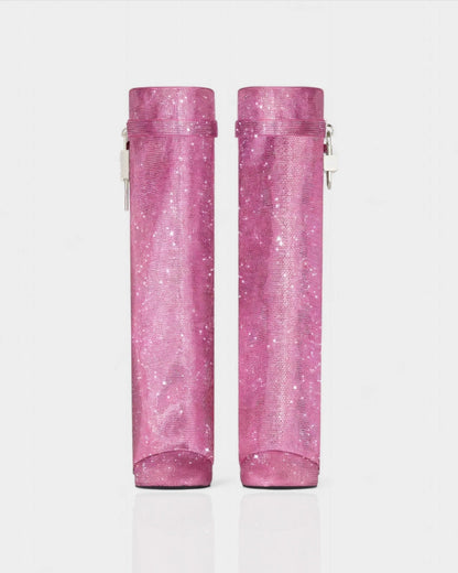 Bottes Lock, Rose à Strass