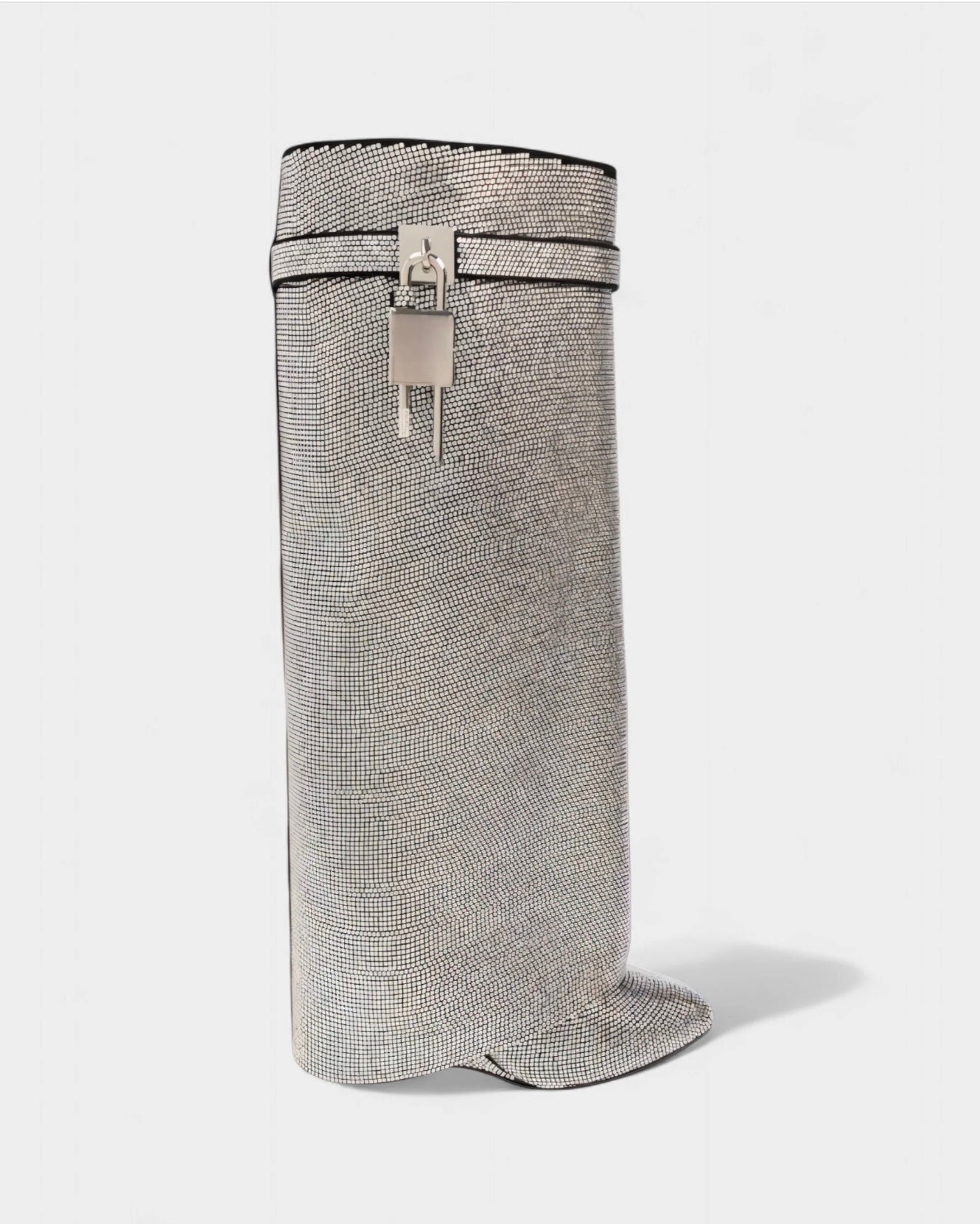 Bottes Lock, Argent à Strass