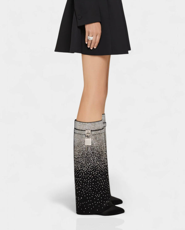 Bottes Lock, Cristal à Strass